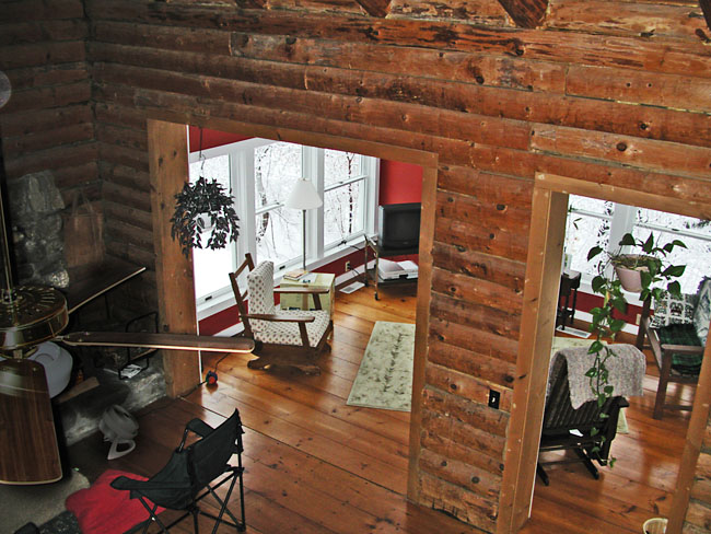The Sunroom As Seen from the Loft